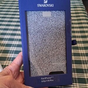 Swarovski Silver Sparkle Phone Case NEW IN BOX